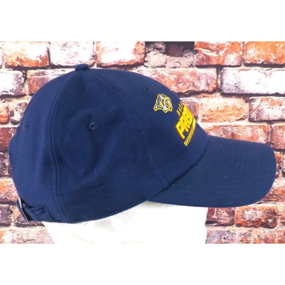 Nashville Predators Adjustable Navy Blue Fanatics Authentic Pro NHL Cap